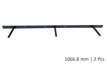 Load image into Gallery viewer, B&Z Heavy Duty Floating Shelf Brackets Long Easy to Fit Concealed Invisible Hidden Plate Bracket | Oak Mantel Timber Scaffold Board Wood Shelf - 5 Sizes & 3 Packs