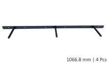 Load image into Gallery viewer, B&Z Heavy Duty Floating Shelf Brackets Long Easy to Fit Concealed Invisible Hidden Plate Bracket | Oak Mantel Timber Scaffold Board Wood Shelf - 5 Sizes & 3 Packs