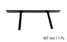 Load image into Gallery viewer, B&Z Heavy Duty Floating Shelf Brackets Long Easy to Fit Concealed Invisible Hidden Plate Bracket | Oak Mantel Timber Scaffold Board Wood Shelf - 5 Sizes & 3 Packs