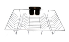 Load image into Gallery viewer, B&Z Extra Wide Kitchen Dish Drainer Rack, Over the Sink Draining Board, On Counter Plate Rack, Dish Drying Rack, Plate Organizer + Removable Cutlery Box & Drip Tray | 3 Colors