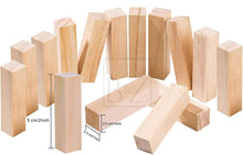 Load image into Gallery viewer, B&Z Pine Wood Carving Blocks Kit-15 & 16 Pcs - Premium Quality Smooth Unfinished Wood Block Whittling Block for Wood Carving Hobby Kit for Adults and Kids