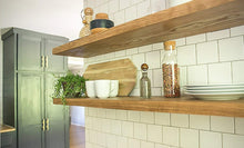 Load image into Gallery viewer, B&Z Heavy Duty Floating Shelf Brackets Long Easy to Fit Concealed Invisible Hidden Plate Bracket | Oak Mantel Timber Scaffold Board Wood Shelf - 5 Sizes & 3 Packs