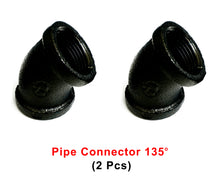 Load image into Gallery viewer, B & Z Industrial Pipe Rustic Steam Punk vintage Plumbing Pipe Shelf Design Bracket Components/Parts/Accessories/Fittings