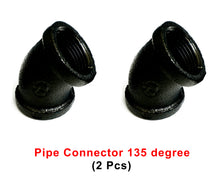 Load image into Gallery viewer, B & Z Industrial Pipe Rustic Steam Punk vintage Plumbing Pipe Shelf Design Bracket Components/Parts/Accessories/Fittings