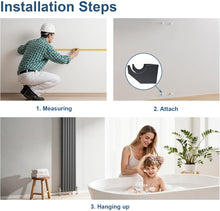 Load image into Gallery viewer, Radiator Brackets - Designer Vertical Column Dual Arm | Available in 4 Sizes & 4 Colour Options