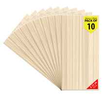Load image into Gallery viewer, B&Z Paulownia Wood Sheets | Smooth, Easy to Cut, Nice Grain Pattern | Perfect for DIY, Pyrography, Painting, Laser Cutting, Modelling, Home Decor & Any Creative Projects