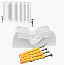Load image into Gallery viewer, B & Z Traditional Column Radiator Brackets (WHITE) - 4 Pcs