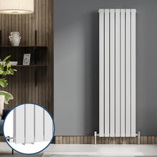 Load image into Gallery viewer, Radiator Brackets - Designer Vertical Column Dual Arm | Available in 4 Sizes & 4 Colour Options