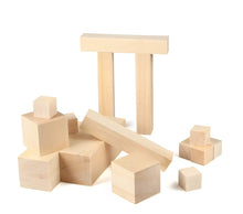 Load image into Gallery viewer, B&Z Pine Wood Carving Blocks Kit-15 & 16 Pcs - Premium Quality Smooth Unfinished Wood Block Whittling Block for Wood Carving Hobby Kit for Adults and Kids