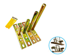 Load image into Gallery viewer, B&Z Heavy Duty Concealed Floating Invisible T-Type Wall Mounted Oak Mantel Timber Scaffold Board Flying Shelf Support Long Plate Brackets In 4 Sizes