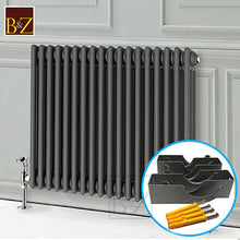 Load image into Gallery viewer, B & Z Traditional Column Radiator Brackets (ANTHRACITE) - 4 Pcs