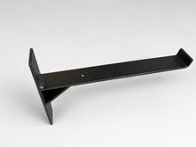 Load image into Gallery viewer, 2x Heavy Duty Metal Shelf Brackets - Rustic T Lip Brackets for Wood Wall Shelf