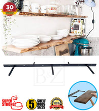 Load image into Gallery viewer, B&amp;Z Invisible Hidden Floating Wall Shelf Brackets Extremely Heavy Duty Long Concealed Invisible Hidden
