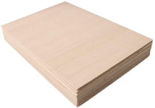 Load image into Gallery viewer, B&Z Paulownia Wood Sheets | Smooth, Easy to Cut, Nice Grain Pattern | Perfect for DIY, Pyrography, Painting, Laser Cutting, Modelling, Home Decor & Any Creative Projects