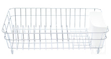 Load image into Gallery viewer, B&Z Large Dish Drainer, Rust Proof Plate Drying Rack, Over the Sink Dish Rack, On Counter with Removable Utensil Holder Cutlery Tray Kitchen Storage - (45.5 x 29.6 x 12.6cm)