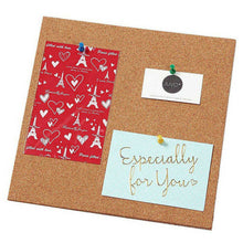 Load image into Gallery viewer, B&Z Cork board Square Self Adhesive Sticky Cork, Tiles Mini Wall Bulletin Boards Message Notice Board Wooden Push Pin Board | 2 THICKNESS - 2 SIZES - 5 PACKS