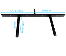 Load image into Gallery viewer, B&Z Invisible Hidden Floating Wall Shelf Brackets Extremely Heavy Duty Long Concealed Invisible Hidden