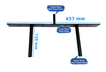 Load image into Gallery viewer, B&Z Invisible Hidden Floating Wall Shelf Brackets Extremely Heavy Duty Long Concealed Invisible Hidden