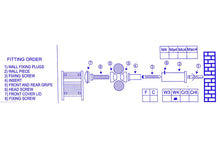 Load image into Gallery viewer, B&Z Set of Universal Brackets for Heated Towel Rail Radiator Strong & Easy To Fit