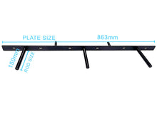 Load image into Gallery viewer, B&Z Invisible Hidden Floating Wall Shelf Brackets Extremely Heavy Duty Long Concealed Invisible Hidden