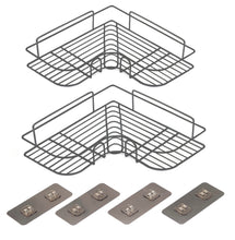 Load image into Gallery viewer, B&Z Corner Shower Rack, Drill Free - Shower Caddy, Corner Shelf, Bath Caddy, Storage Basket, Shower Shelf, Wall Space Organizer, Home Storage Solution, | 2 Pcs - 3 Colors