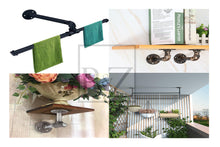 Load image into Gallery viewer, B & Z Industrial Pipe Rustic Steam Punk vintage Plumbing Pipe Shelf Design Bracket Components/Parts/Accessories/Fittings