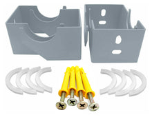 Load image into Gallery viewer, Radiator Brackets - Designer Vertical Column Dual Arm | Available in 4 Sizes & 4 Colour Options