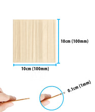 Load image into Gallery viewer, B&Z Paulownia Wood Sheets | Smooth, Easy to Cut, Nice Grain Pattern | Perfect for DIY, Pyrography, Painting, Laser Cutting, Modelling, Home Decor & Any Creative Projects