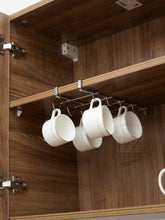 Load image into Gallery viewer, B&Z Shelf Mug Holder, Cabinet Cup Rack, Spider Mug Holder - Chrome Plated Metal | Heavy Duty, Spacious & Multi Functional | 2 Sizes, 2 Colors