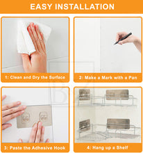 Load image into Gallery viewer, B&Z Corner Shower Rack, Drill Free - Shower Caddy, Corner Shelf, Bath Caddy, Storage Basket, Shower Shelf, Wall Space Organizer, Home Storage Solution, | 2 Pcs - 3 Colors