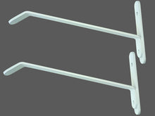 Load image into Gallery viewer, B&Z | 2X Energy Saving Universal Radiator Shelf Brackets - White Radiator Cover Supports | Drill Free Solution for Your Central Heating Radiator Shelves