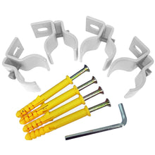 Load image into Gallery viewer, B&Z | HEAVY DUTY UNIVERSAL VERTICAL DESIGNER FLIPABLE & CONVERTABLE RADIATOR WALL MOUNT BRACKETS WITH FREE FIXING KIT AVAILABLE IN 2 SIZES & 2 COLORS