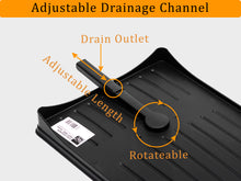 Load image into Gallery viewer, B&Z Drip Tray, Dish Drainer Tray, Universal Draining Board, Sink Side Dripping Tray, On Counter Dish Draining Plastic Mat | Universal Size, 3 Colors, Easy to Clean, Modern, Durable & Functional Design