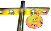 Load image into Gallery viewer, B&Z Heavy Duty Concealed Floating Invisible T-Type Wall Mounted Oak Mantel Timber Scaffold Board Flying Shelf Support Long Plate Brackets In 4 Sizes