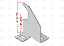 Load image into Gallery viewer, B & Z Universal Vertical Radiator Designer Single Arm, Central Heating - Radiator Wall Mount Bracket with Free Fixing Kit | Available in 5 Color & Sizes