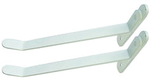 Load image into Gallery viewer, B&Z | 2X Energy Saving Universal Radiator Shelf Brackets - White Radiator Cover Supports | Drill Free Solution for Your Central Heating Radiator Shelves