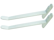Load image into Gallery viewer, B&Z | 2Pcs Universal Radiator Shelf Brackets Energy Saving - White |  Radiator Cover Supports Drill Free Solution for Your Central Heating Radiator Shelf Bracket