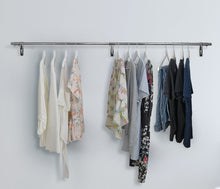 Load image into Gallery viewer, B&Z | Heavy Duty Clothes Rail Brackets for Heavy Duty Wall Mounted - Home Garments & Boutique Display Rails With Brackets | Available in 6 & 8 Foots