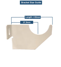 Load image into Gallery viewer, Universal Vertical Radiator Wall Mount Bracket | Designer Single Arm Support | Central Heating Radiator Fixing Kit | 5 Colors &amp; Sizes
