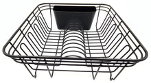 Load image into Gallery viewer, Dish Drainer, Rust Proof Dish Drying Rack, Plate Organizer + Matching Cutlery Box &amp; Optional Dripping Tray
