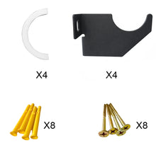 Load image into Gallery viewer, Universal Vertical Radiator Wall Mount Bracket | Designer Single Arm Support | Central Heating Radiator Fixing Kit | 5 Colors &amp; Sizes
