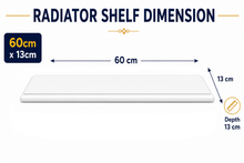 Load image into Gallery viewer, Radiator Shelf – No-Drill Radiator Top Shelf With Brackets

