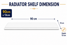 Load image into Gallery viewer, Radiator Shelf – No-Drill Radiator Top Shelf With Brackets
