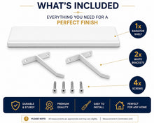 Load image into Gallery viewer, Radiator Shelf – No-Drill Radiator Top Shelf With Brackets
