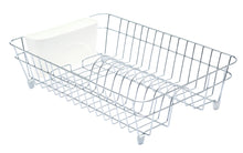 Load image into Gallery viewer, B&amp;Z Large Dish Drainer, Rust Proof Plate Drying Rack, Over the Sink Dish Rack, On Counter with Removable Utensil Holder Cutlery Tray Kitchen Storage - (45.5 x 29.6 x 12.6cm)
