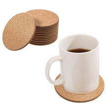 Load image into Gallery viewer, B&amp;Z | Cork Cup Coaster | Cork Place Mats | Heat Insulation
