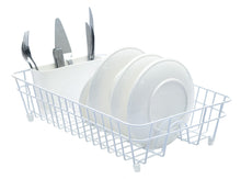Load image into Gallery viewer, B&amp;Z Large Dish Drainer, Rust Proof Plate Drying Rack, Over the Sink Dish Rack, On Counter with Removable Utensil Holder Cutlery Tray Kitchen Storage - (45.5 x 29.6 x 12.6cm)
