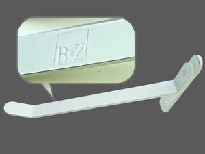 B&Z | 2X Energy Saving Universal Radiator Shelf Brackets - White Radiator Cover Supports | Drill Free Solution for Your Central Heating Radiator Shelves