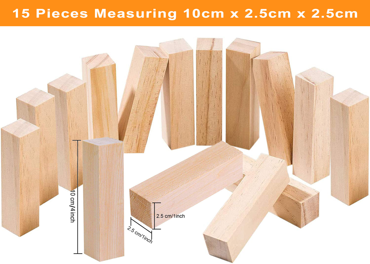 B&Z Pine Wood Carving Blocks Kit-15 pcs - Premium Quality Smooth Unfin –  B&Z Traders