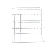 Load image into Gallery viewer, B&amp;Z Cabnet Storage Shelf rack - 3 Tier Cabnet Dish Rack - Corner Dish Organizer - Work Top Kitchen Plate Organizer | Heavy Duty, Multipurpose, Spacious &amp; Rust Free - (22.5 x 22.5 x 20cm)
